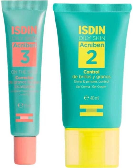 ISDIN Pack Acniben On the Spot Corrector + Control Brillos y Granos