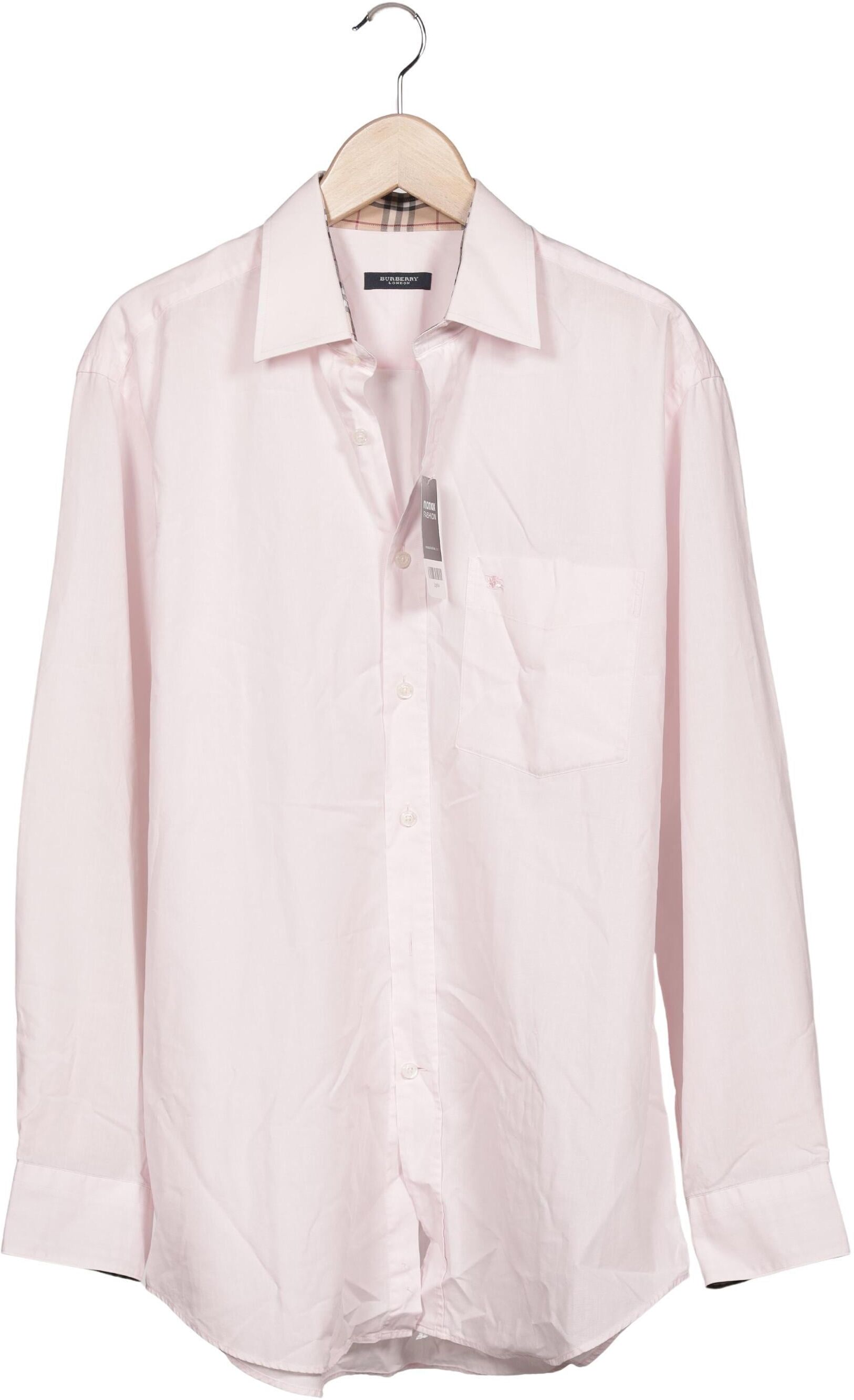 Burberry Herren Hemd, Pink, Gr. 42, Baumwolle - Second Hand