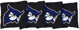 Skip's Garage Westfield State Black Cornhole Bags