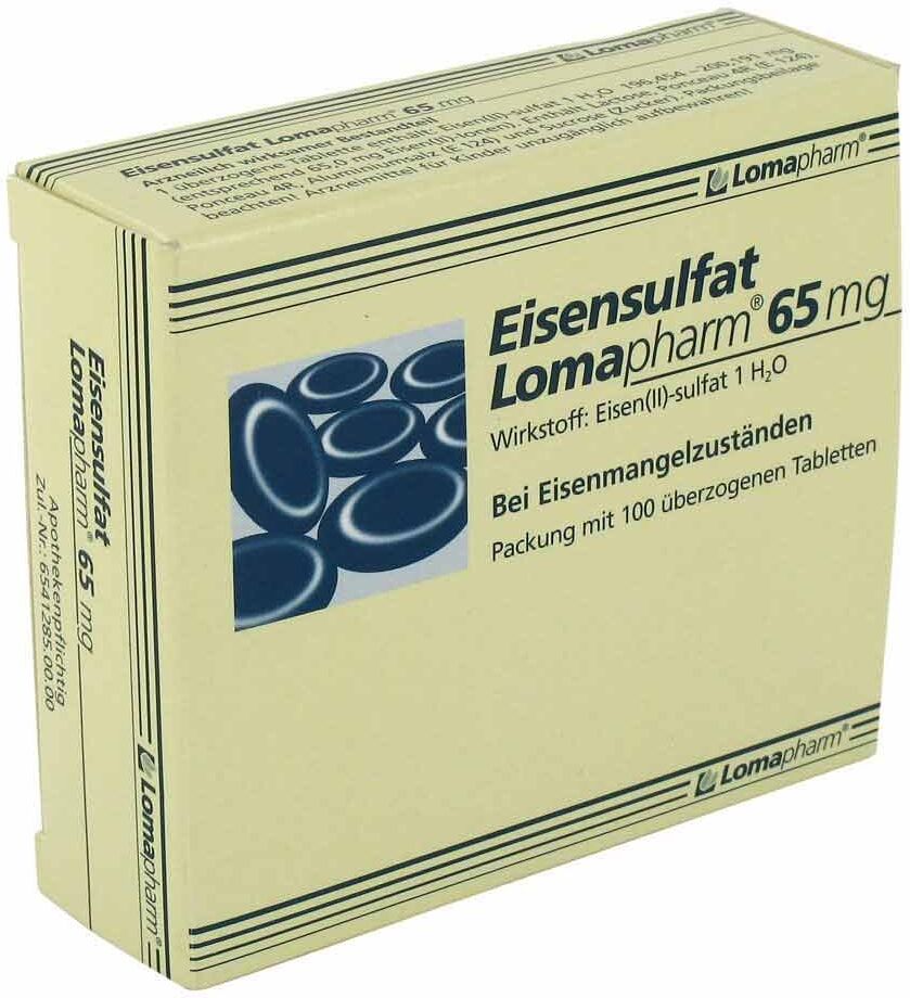 Eisensulfat Lomapharm 65mg