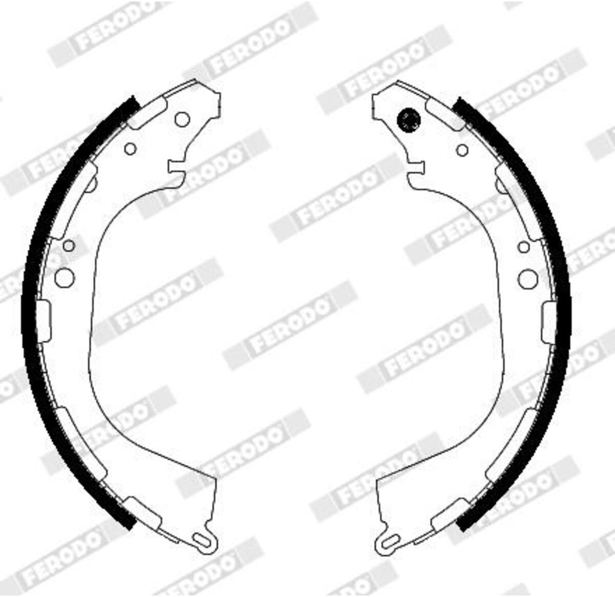Bremsbackensatz FERODO FSB683