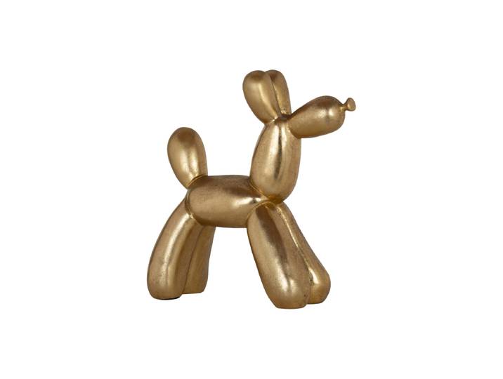 Grosse Design Skulptur „Art Dog“ Gold Richmond Interiors