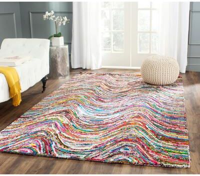 SAFAVIEH Handmade Nantucket Diede Contemporary Cotton Rug