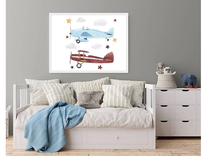 Tableau déco Fly & Dream 63 x 83cm Multicolore