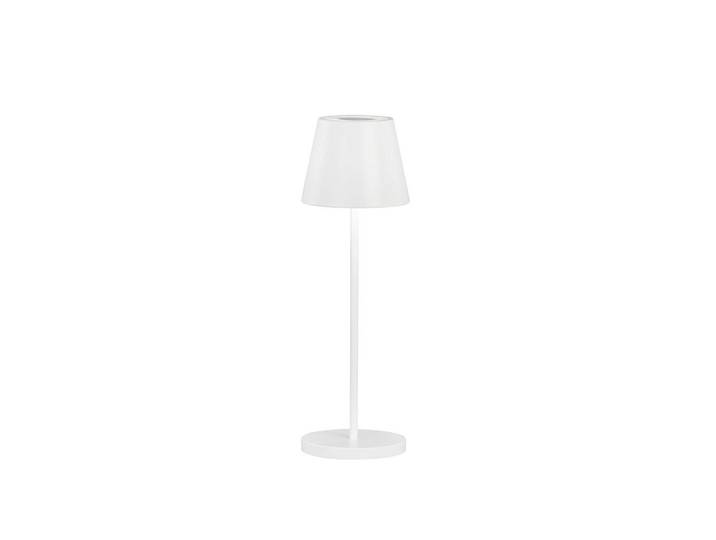 Schöner Wohnen Akku-Tischleuchte Cosenza, Weiß, Metall, 34 cm, Farbwechsler, stufenverstellbar, kabelloses Laden, tragbar, kabellos, Lampen & Leuchten, Innenbeleuchtung, Tischlampen, Akku-Tischlampen