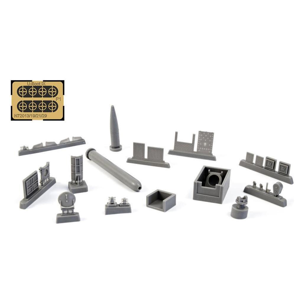 CMK U-Boot IX Stern Torpedo w/Loading Winch and Cart,for Revell kit (129-N72029)