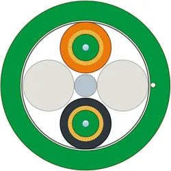 Siemens 6XV1873-2E FO FRNC Cable 50/125/900 (OM 4), aufteilbar, MM, halogenfrei, UL, Meterware 6XV18732E  - 20 Meter