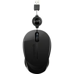 SpeedLink BEENIE Maus USB Optisch Schwarz 3 Tasten 1200 dpi mit Kabelroller SL-610012-BK