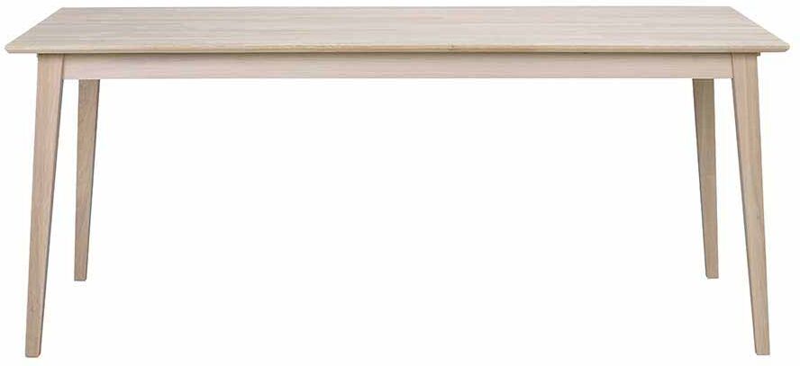 Pharao24.de Esstisch in White Wash Optik Eiche massiv