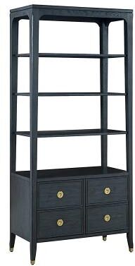 Callista Bookshelf - Navy - Ballard Designs