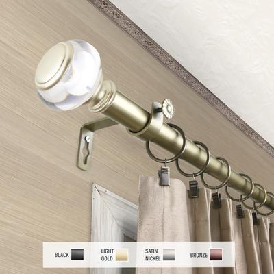 InStyleDesign Madelyn 1 inch Diameter Adjustable Curtain Rod