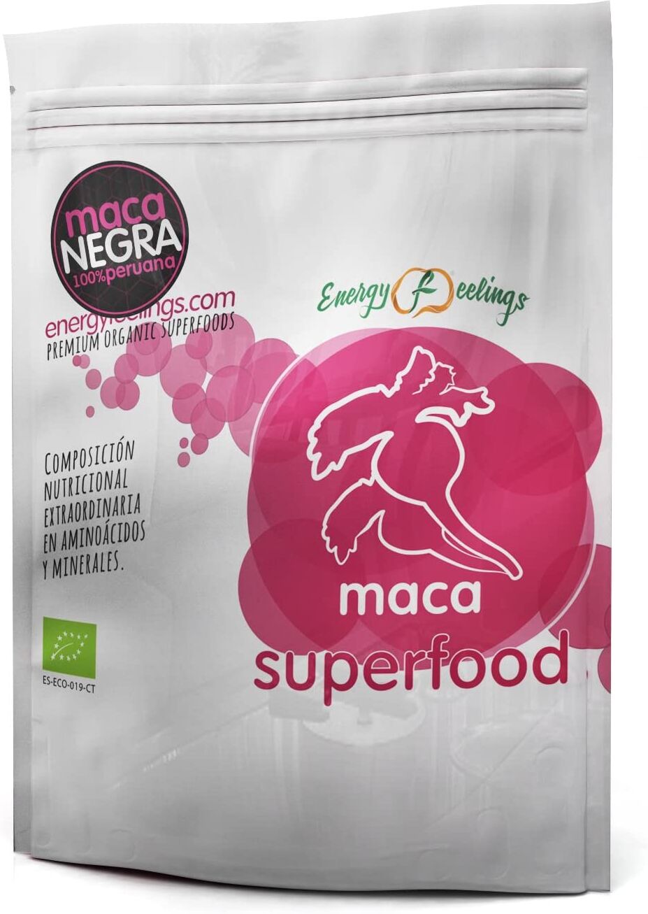 Energy Feelings Black Maca Eco Powder 200 gr