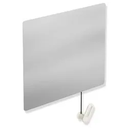 Hewi, Spiegel, Kippspiegel SERIE 801 600mm breit, 540mm hoch reinweiss (60 x 54 cm)