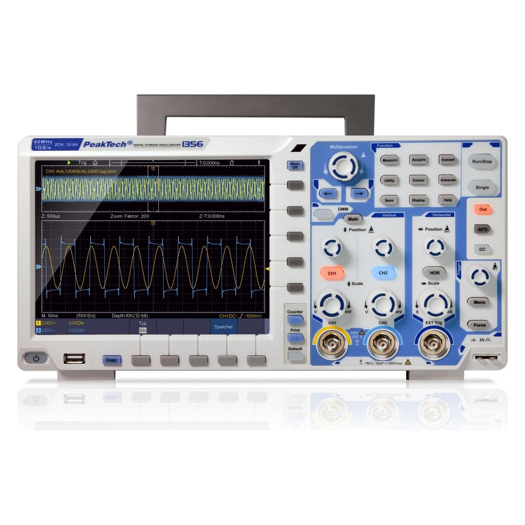 Peaktech P 1356 Digital Speicher Oszilloskop (Oszilloskop) (P 1356)