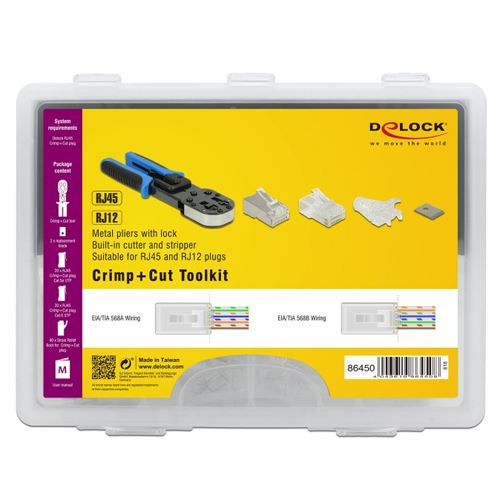 Delock Crimp&Cut Werkzeugset RJ45