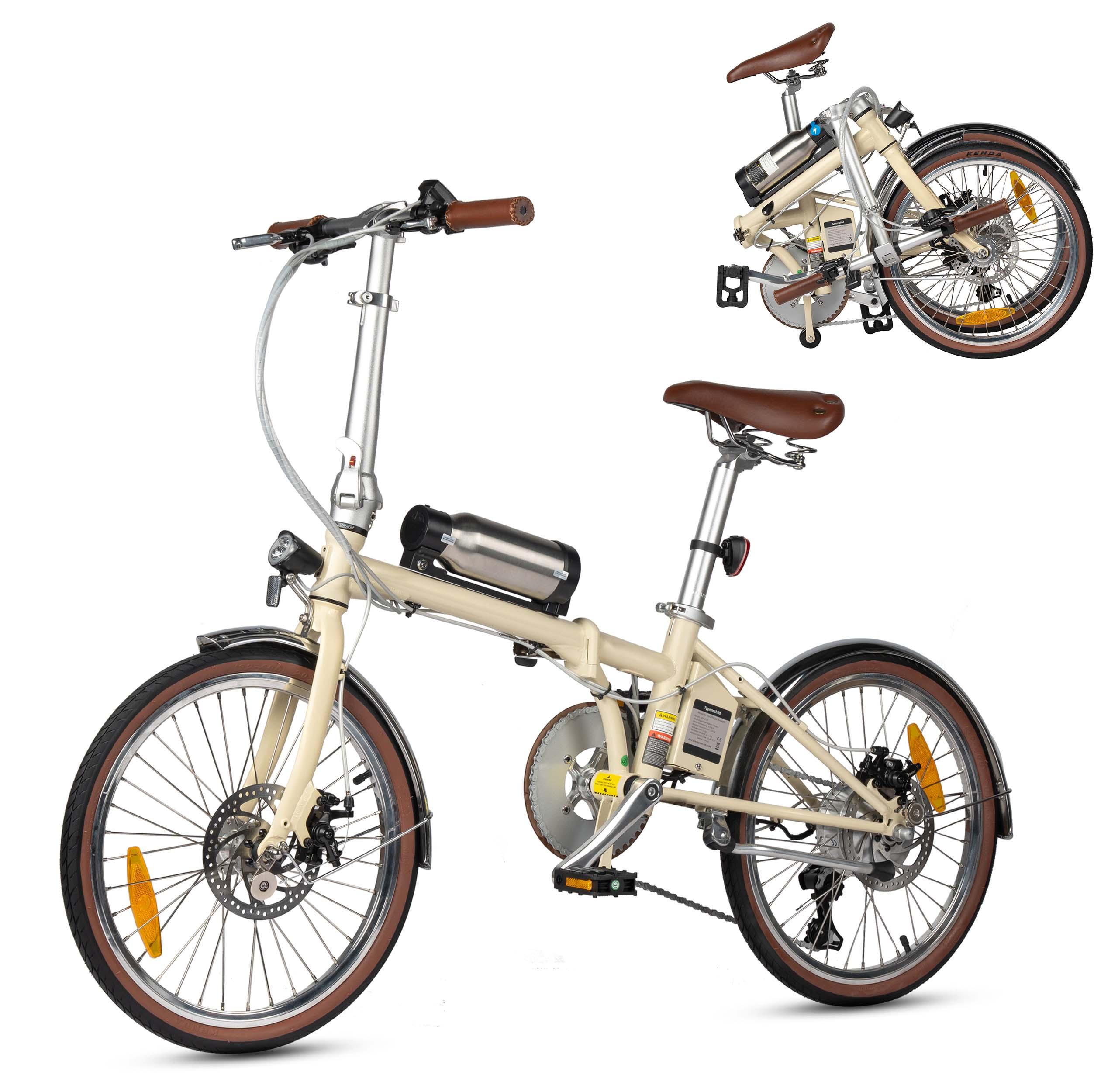 Smart 20 E Bike, E-Bike Klapprad mit 20 inch, 250W, 36V 5,2Ah Akku, bis zu 40 km, Shimano 7-versnellingen, schijfremmen