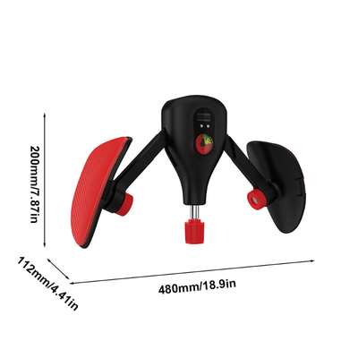 Thigh Adjustable Levator Sphincter Exerciser For Kegel Exercises & Home Training black