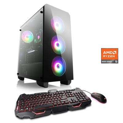 CSL Gaming-PC "Theseus V24608", schwarz, Microsoft Windows 11 Home (64 Bit), GeForce RTX 5060, 32 GB RAM 1.000 GB SSD, Desktop-PCs