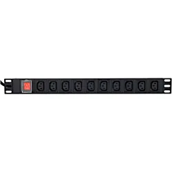 Gembird Listwa RACK 10 gniazd C13 1U 2m, USV Zubehör