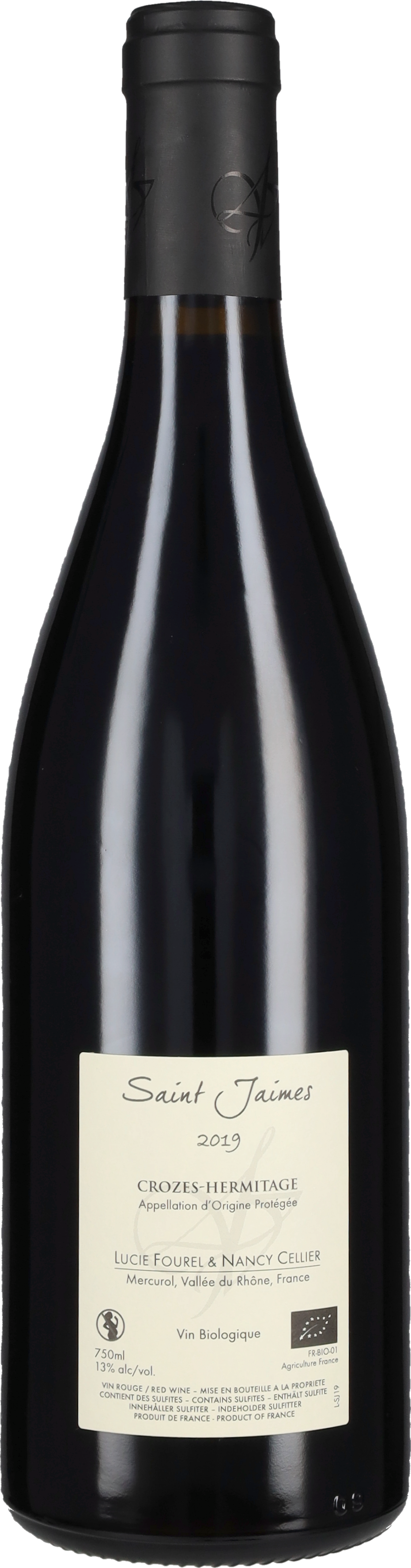 Crozes-Hermitages ‘Saint Jaimes’ Domaine Les 4 Vents 2019