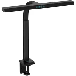 Digitus LED Schreibtischlampe, 50 cm 1025 lm, 7W, Schwarz, Screenbar, Schwarz