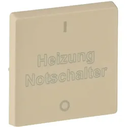 Legrand Valena Life, Wippe für Ausschalter mit Aufdruck HEIZUNG NOT-AUS (mandelweiß)