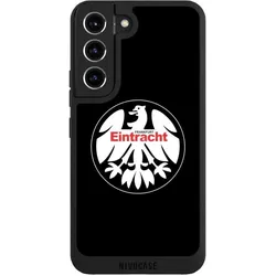 Nivocase Handyhülle für Samsung Galaxy S22 Hülle NIVOpure Case Schwarz Eintracht Frankfurt Offizielles (Samsung Galaxy S22), Smartphone Hülle, Schwarz