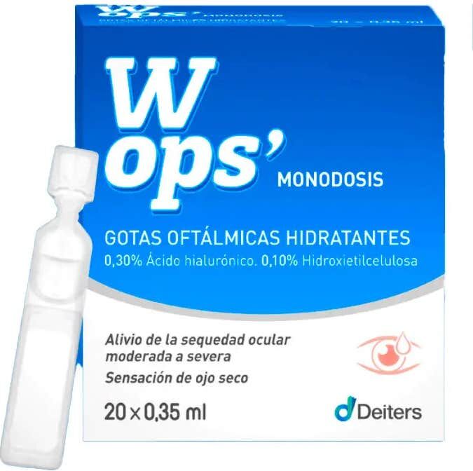 HERBENSURINA Wops Gotas Oftálmicas Hidratantes 20 uds