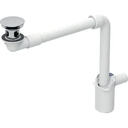 Geberit WT Ablauf d32/40 Raumsparmodell mit freiem Auslauf, Ventilab. glanzverch...