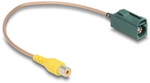 Delock RCA Video Anschlusskabel 0.32m Braun, Gold, Grün, Gelb