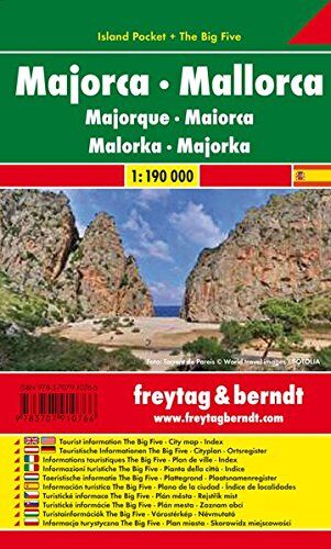 Freytag-Berndt und Artaria KG - Freytag Berndt Autokarten, Mallorca, Island Pocket + The Big Five, wasserfest - Maßstab 1:190 000 (freytag & berndt Auto + Freizeitkarten) - Preis vom 01.10.2026 17:08:56 h