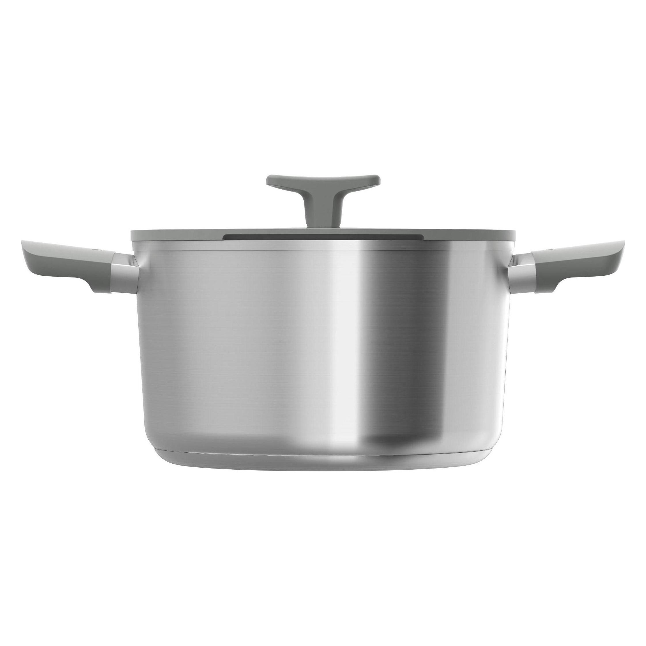 BergHoff Kochtopf Leo Balance 24 cm (Kochtopf, Edelstahl) (3950729)