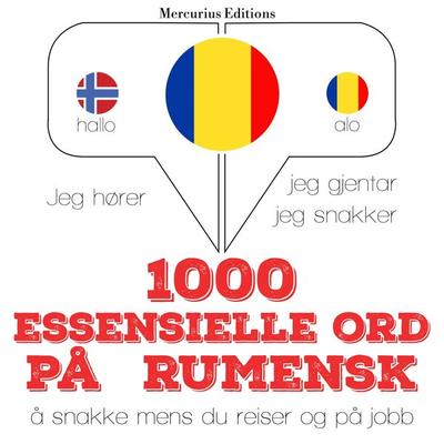 1000 essensielle ord på rumensk - JM Gardner, Audio, 9782821124073