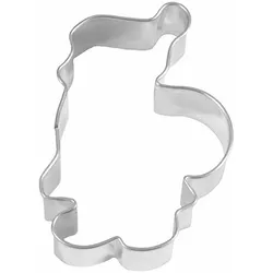 BIRKMANN Ausstechform Weihnachtsmann, Ausstecher, Plätzchenform, Keks, Plätzchen, Edelstahl, 7.5 cm, 194335