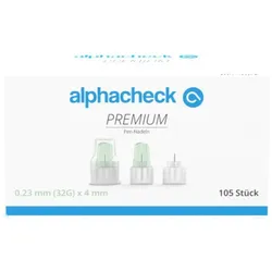 Alphacheck Premium Pen-Nadeln 32G X 4 Mm 105 ST