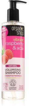 Organic Shop Natural Raspberry & Acai champô purificante e de volume 280 ml. Natural Raspberry & Acai