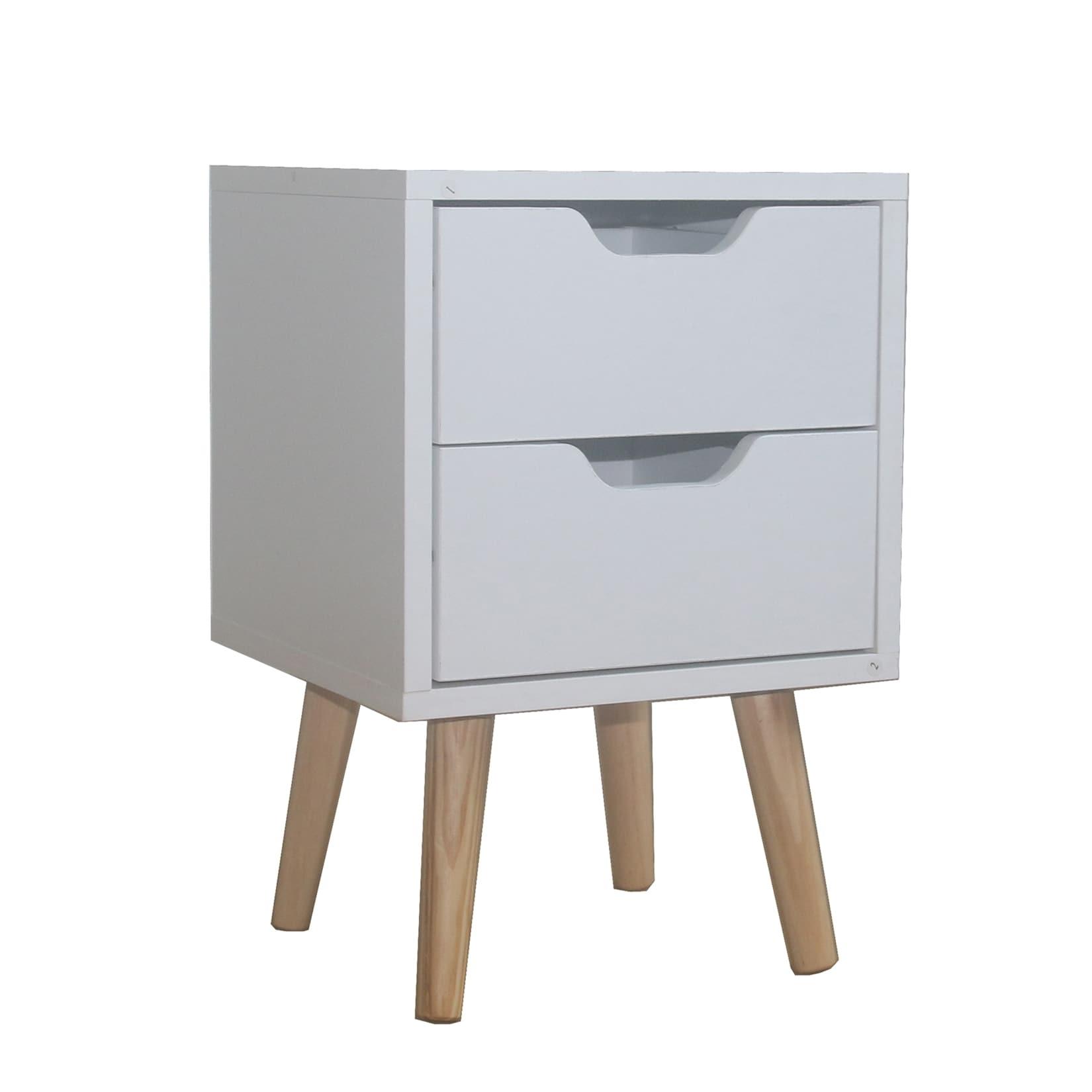 HTI-Living Nachtschrank 2 Schubladen Thekla 2945