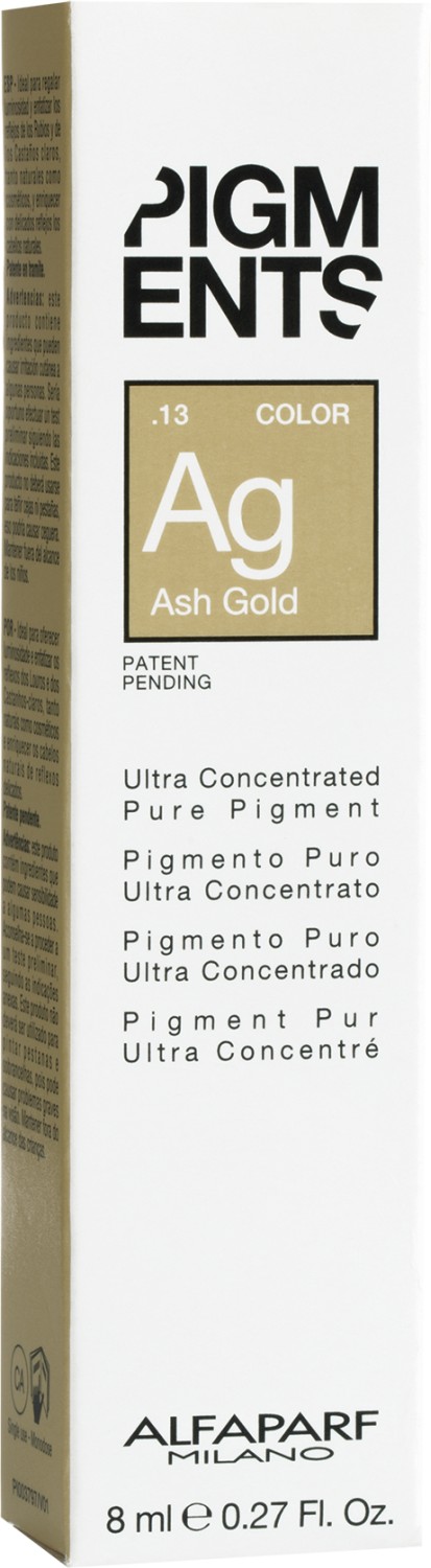Alfaparf Milano Pigments Color Ash Gold 6x8 ml PF014111