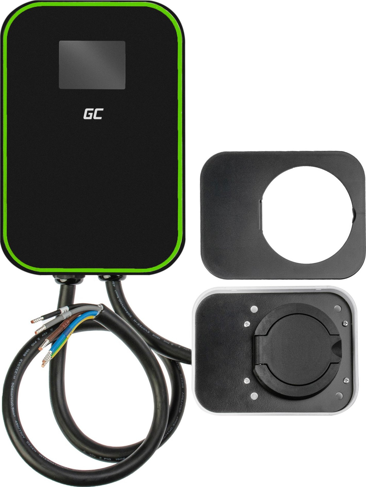 Green Cell EV PowerBox Laadstation voor elektrische voertuigen 22 kW 32 A IEC 62196 Type 2