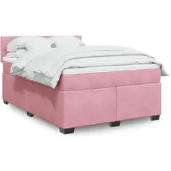 vidaXL, Boxspringbett, Patenis (Block mit Quadraten) (140 x 200 cm)