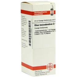 RHUS Toxicodendron D 12 Dilution 20 ml