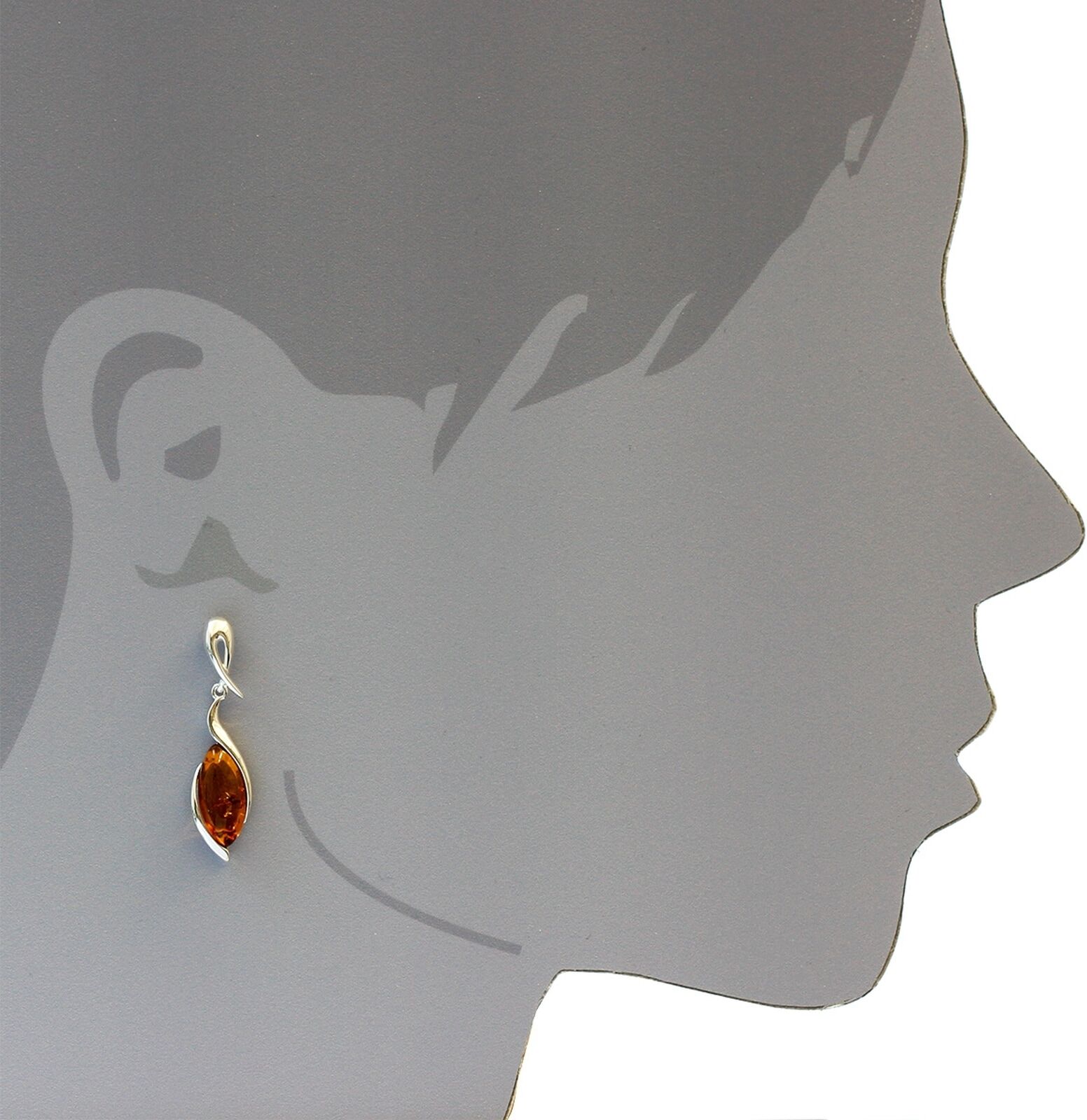 Paar Ohrhänger OSTSEE-SCHMUCK "Ostsee-Schmuck Ohrhänger Patricia Ohrhänger Patricia", weiß (weiß, neutral), Ohrringe, Damen, 33 x 10mm, Silber 925 (Sterlingsilber), Paar Ohrhänger