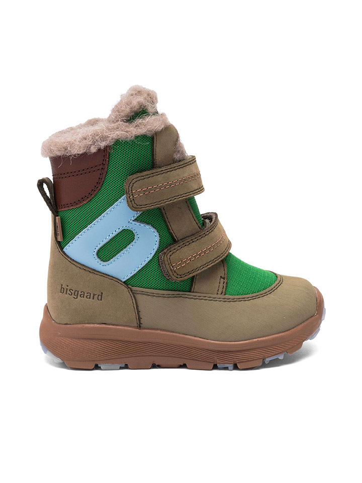 bisgaard Winterstiefel ''Spencer'' in Hellbraun/ Grün - 24