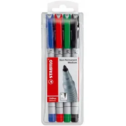 Stabilo, Marker, Folienstift (4x)