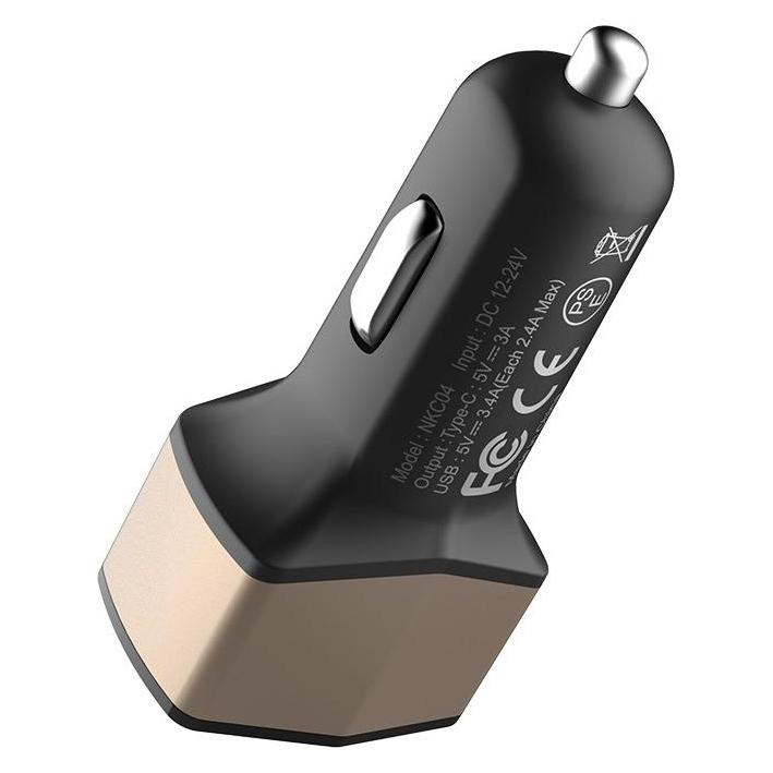 Nillkin Įkroviklis Celerity 2x USB-A 1x USB-C 6,4 A (25335-uniw) (25335-uniw)