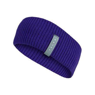 Stirnband FALKE "FALKE Stirnband", Damen, Gr. onesize, lila (lila (8300)), Mützen Stirnband