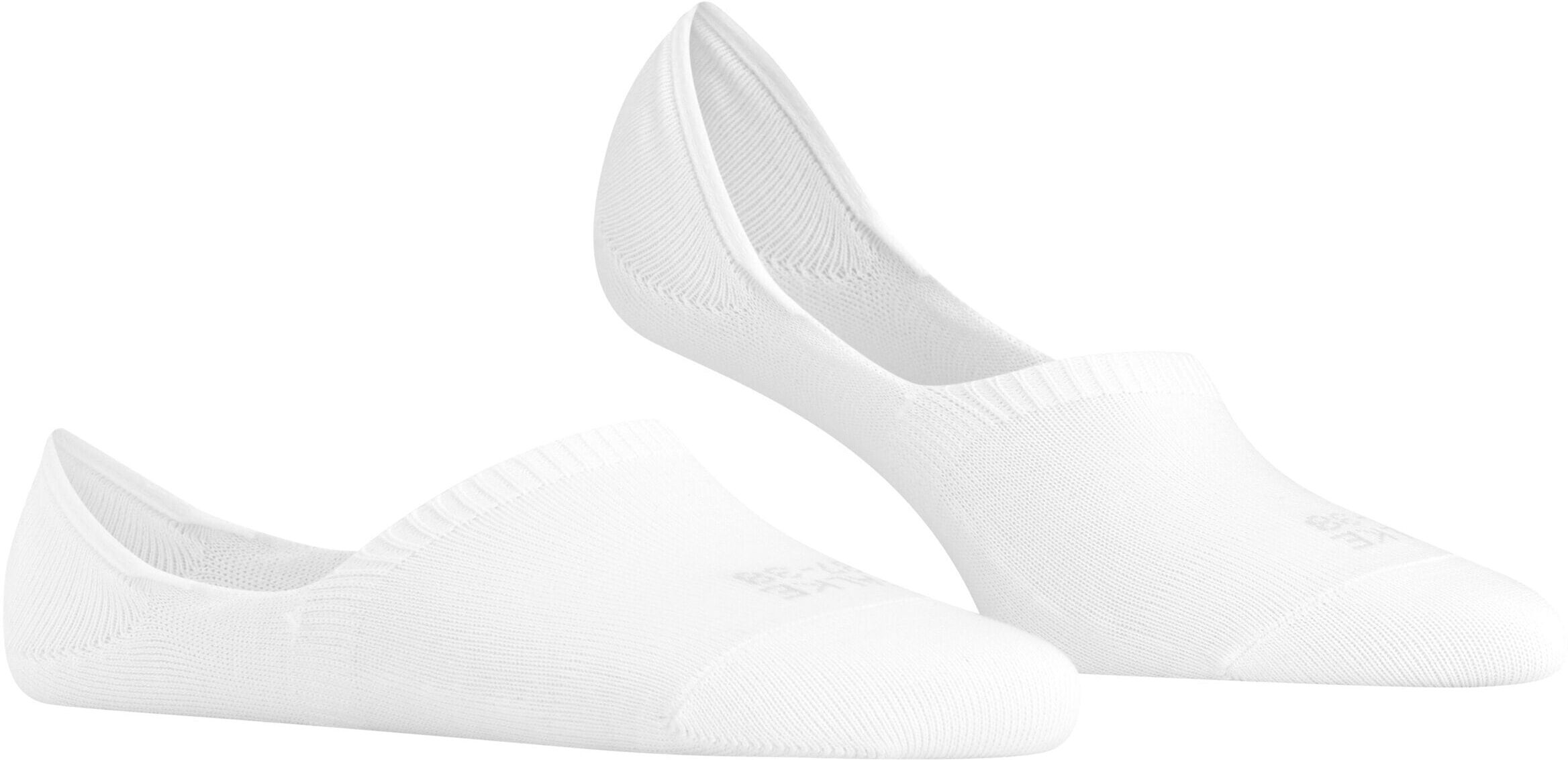 Füßlinge FALKE "Step High Cut", Kinder, Gr. 41-42, weiß (weiß (2000)), Obermaterial: 77% Baumwolle CO. 19% Polyamid PA. 4% Elasthan EL., glatt, Socken Füßlinge