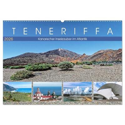 TENERIFFA Kanarischer Inselzauber im Atlantik (Wandkalender 2026 DIN A2 quer), CALVENDO Monatskalender