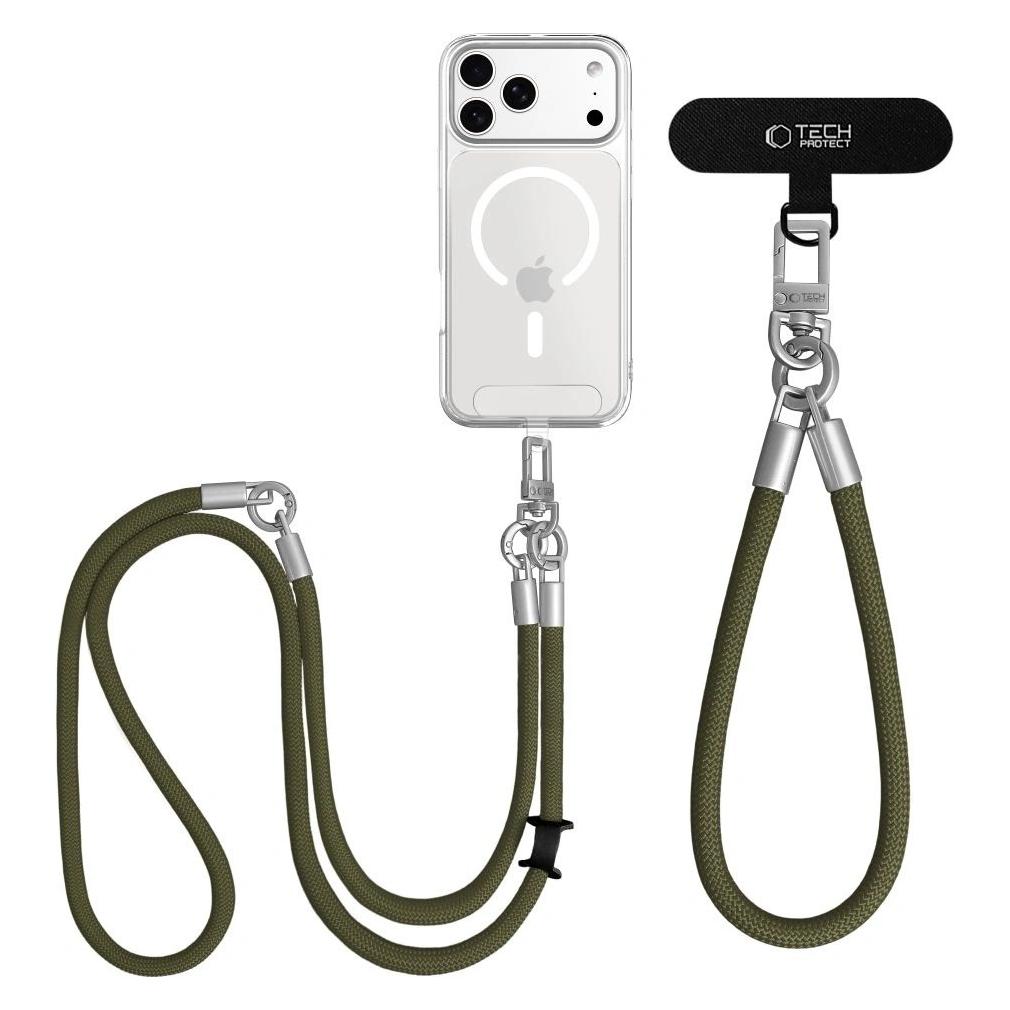 Tech-Protect Other goods C10S Rope Phone Lanyard - Green (1719908377)