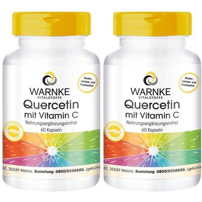 Quercetin MIT Vitamin C Kapseln 2x 2x60 St